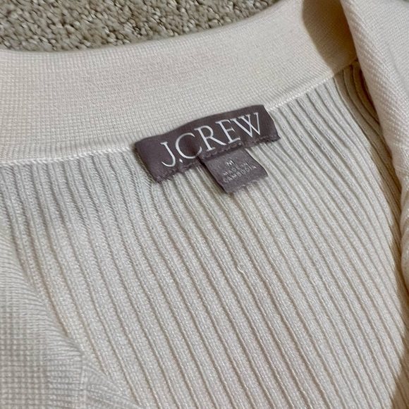 Jcrew Sweater Polo in Cream - Picture 3 of 4